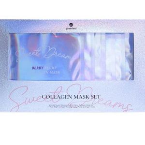 GLOWIEST SWEET DREAMS COLLAGEN MASK SET. 3 Yuzu Bright 3 Berry plump